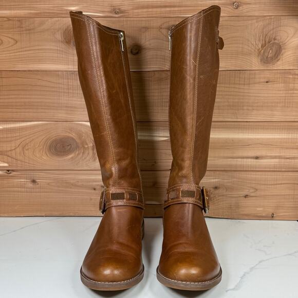 Timberland Womens Earthkeepers Savin Hill Tall Riding Boots 8548R Brown Sz 7.5 - Picture 4 of 16
